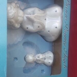 Praying Angel Bath Set - Cream